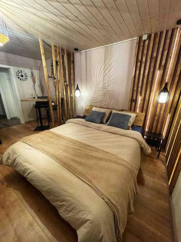 L'Abergement Apartment | L’Écho des Bois - Studio cocooning avec sauna