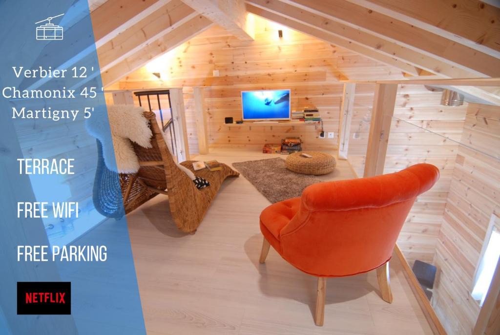 Bovernier Apartment | Le cocon du Catogne proche Martigny Verbier - Netflix -