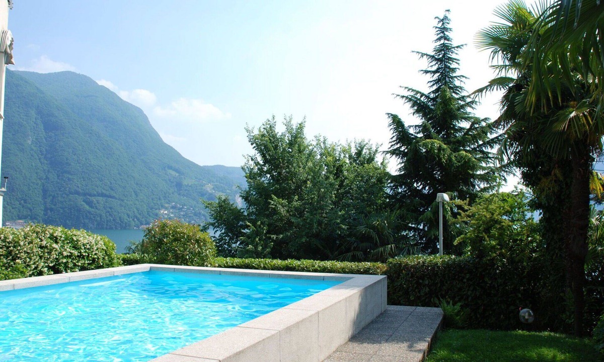 Castagnola Apartment | Nice apartment for 2 guests with WIFI, pool, TV, patio and panoramic view