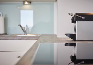 Modern apartment, balcony with sea view, parking space, WLAN. Pets allowed. in Westerland