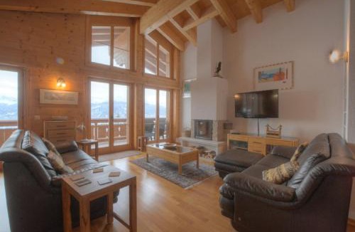 Anzere Apartment | Appartement Domaine des Alpes 6 a Anzere avec vue sur les Alpes
