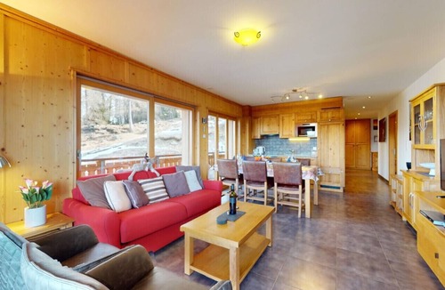 Veysonnaz Apartment | Hauts de Veysonnaz HV1 010 - SAUNA apartment 6 per