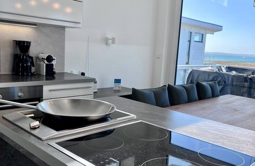 Wendtorf Apartment | Modern apartment with exceptional sea view and balcony at Marina Wendtorf