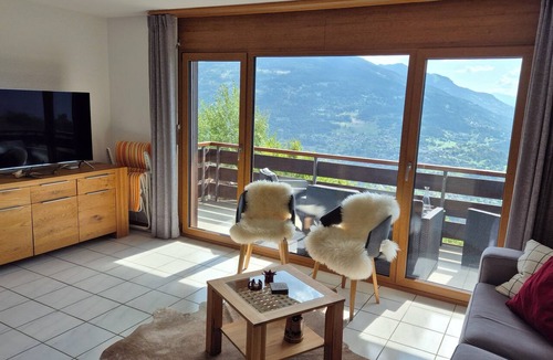 Mont-Noble Apartment | Vacation Rental Near a Ski Resort with a Stunning View
