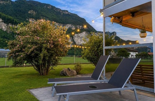 Meiringen Apartment | Waterfall 3BR Garden Apt near Interlaken AC by SwissDreamLiving