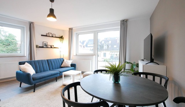 75m², central, balcony, kitchen, own car park in Osnabrück