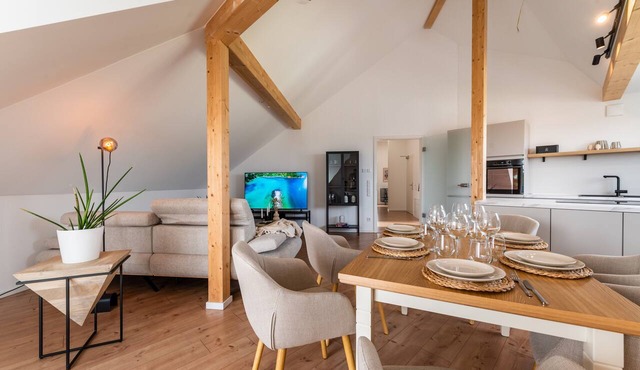Apartment 'N8quartier' with Balcony, Wi-Fi and Air Conditioning in Bannewitz
