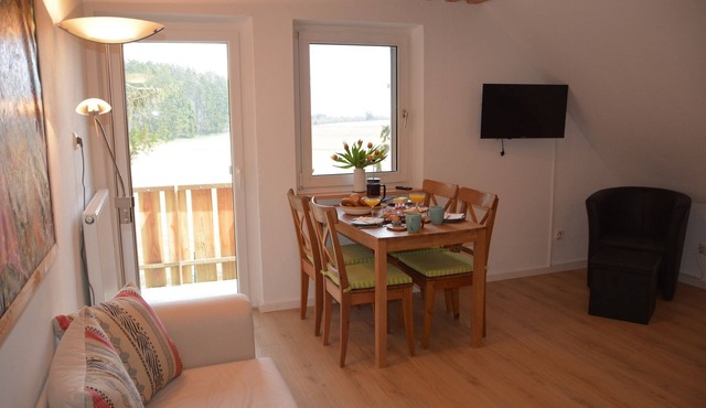 Apartment with eat-in kitchen and balcony in Bad Steben