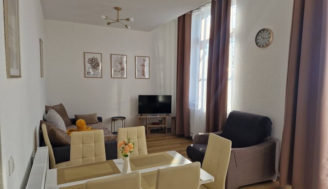 Bright & Spacious Apartment 10 murihaus – City View Balcony & Parking in Aue