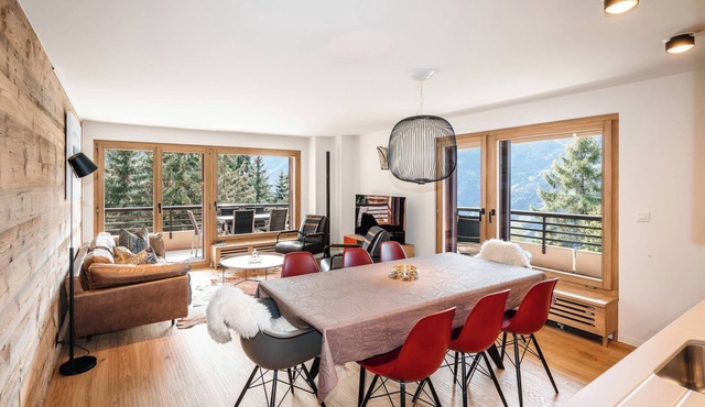 Charming 4* Superior apartment with parking and shops nearby in Verbier