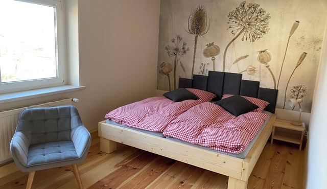Double room with shared kitchen in the HofPAUSE in Dresden