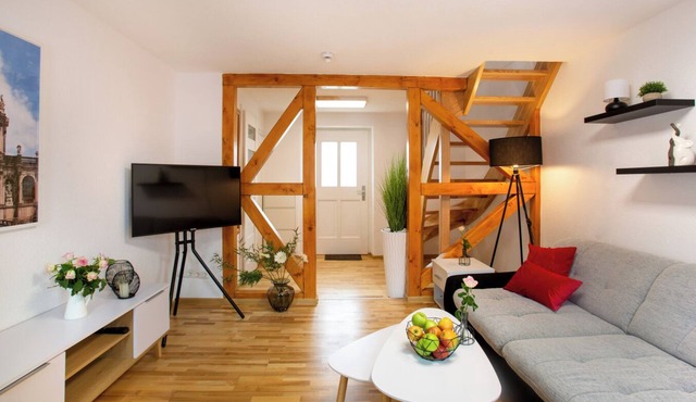 ‘Experience a relaxing time in the Wohnperle Carré Charlott 2 in Pulsnitz!’ in Pulsnitz