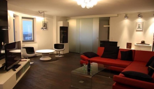 High-quality designer apartment in a heritage-protected water tower in Güstrow