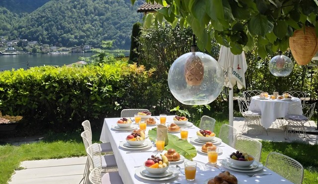 Historic Palazzo Gritti - Lugano Lakefront stay - Fiordaliso, Morcote, Switzerland in Morcote