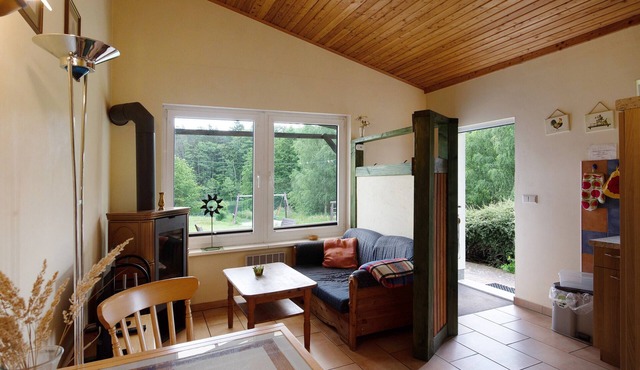 Holiday home 'Rethra Süd' with water view, private terrace and WLAN in Feldberger Seenlandschaft