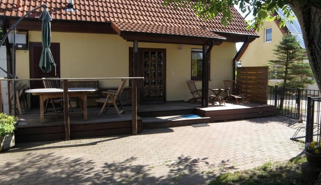 Holiday Home 'Haus Peeneblick' with Sea View, Private Terrace and Wi-Fi in Kröslin