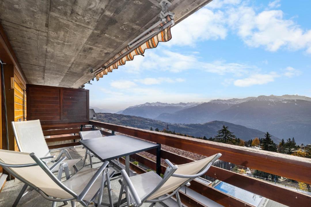 Anzere Apartment | Orion 302 centre du village d Anzere avec vue sur les Alpes