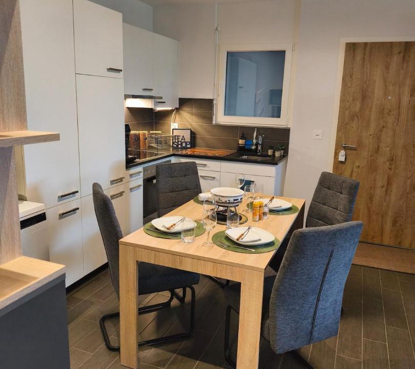 Bulle Apartment | Quiet Apartment in Bulle with Terrace, Free Parking & Mountain Views