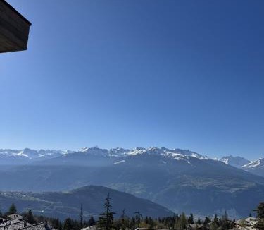 Anzere Apartment | Orion 209 au centre a Anzere avec vue sur les Alpes