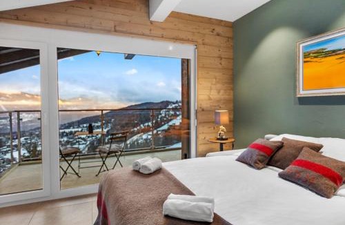 Randogne Apartment | Cosy, neuf, vue panoramique, centre à 4 min à pied