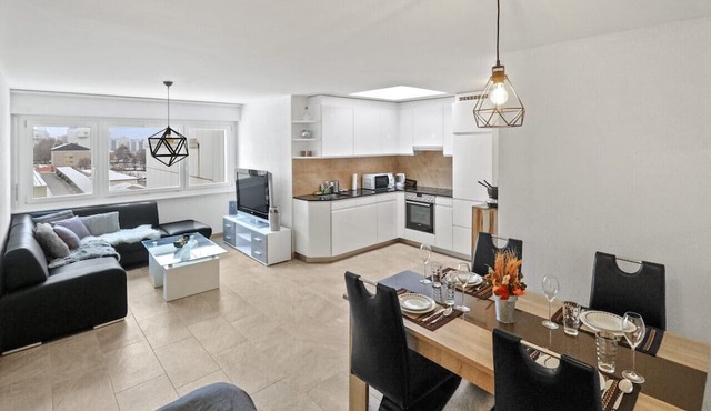 Cosy accommodation with free covered parking in Fribourg