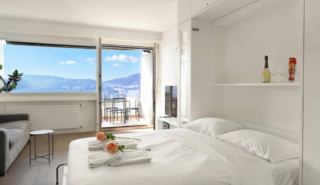 View and Art | Panoramic Lake View Studio, Lugano, Castagnola (Lugano), Switzerland in Castagnola (Lugano)