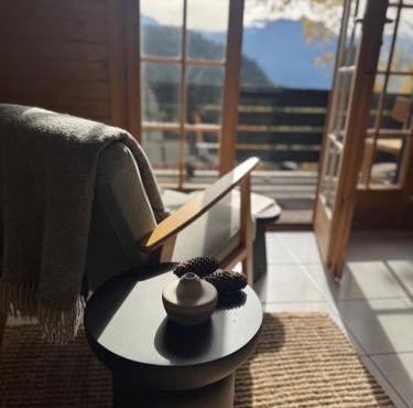 Chalet Bodeli with sauna and panoramic view glacier area in Blatten bei Naters