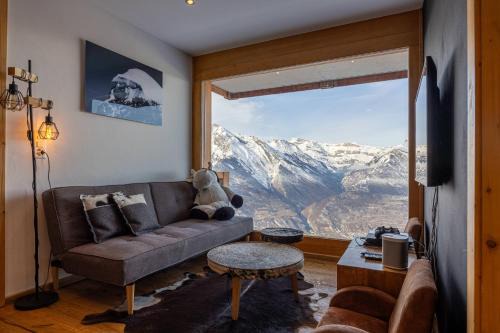 Ciel Etoilé - Magnifique Chalet, 14 personnes - vue incroyable in Nendaz