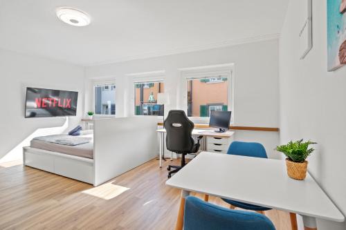 Pearlstay - City Center Twin Bed Workplace Washer in Winterthur
